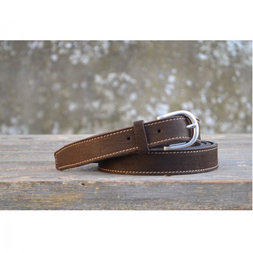 CEINTURE CUIR BRUN | L’élégante